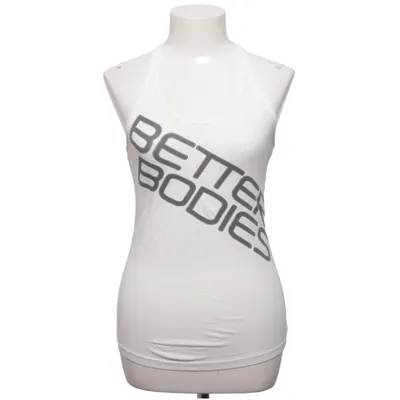 Sport tanktop (Wit) van Better Bodies Katoen, Elastaan