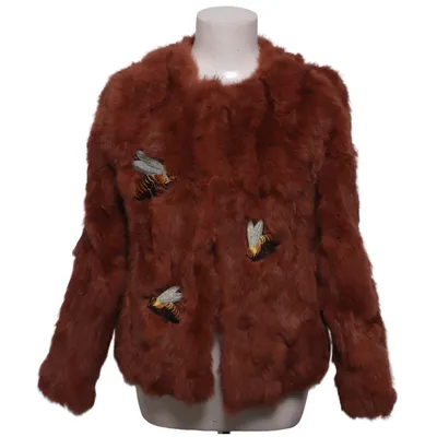 Veste en fourrure (Marron) de Kopenhagen by Andersen Fourrure, Polyester