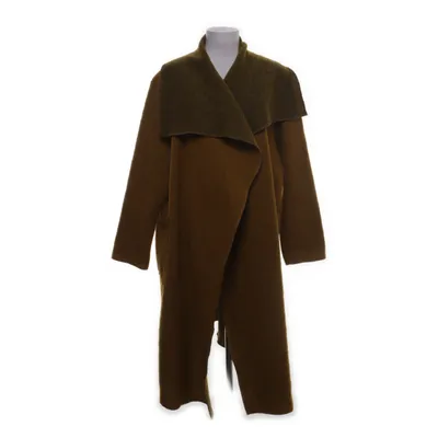 Coat (Yellow) from Nina Kendosa Polyester, Wool