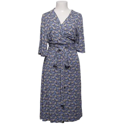 Wrap dress (Blue, Multicolored) from Miss Clarity Elastane, Viscose