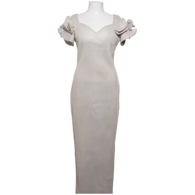 Aftenkjole (Beige) fra F&P Elastan, Polyester