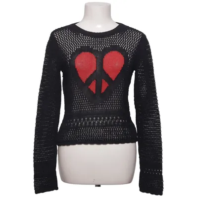 Trui (Zwart, Rood) van Moschino Jeans Katoen, Polyamide