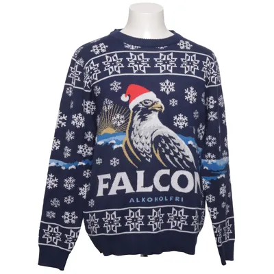 Pull de Noël (Bleu, Multicolore) de Falcon Acrylique