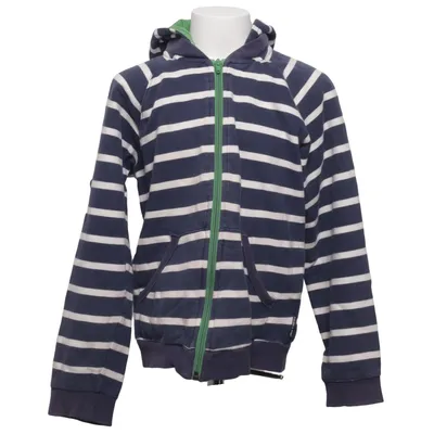 Capuchon sweater (Blauw, Wit, Groen) van Polarn O. Pyret Katoen