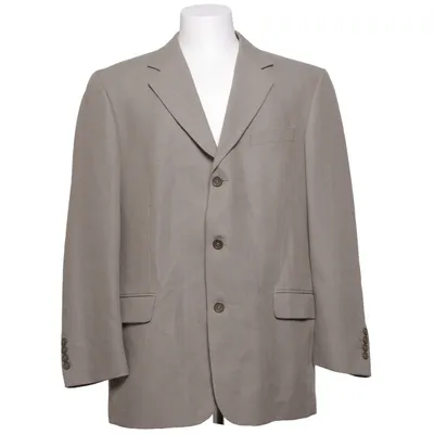 Blazer (Beige) de Taylor's Club Collection Polyester, Laine