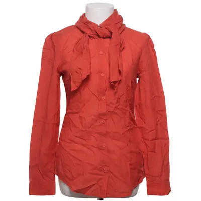 Blouse lavallière (Rouge) de Bandolera Coton, Viscose