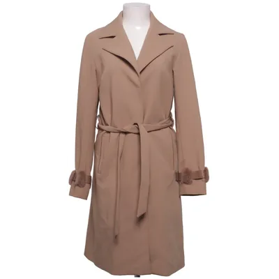 Mantel (Beige) von Oh! by Kopenhagen Fur Elasthan, Pelz, Polyester, Viskose