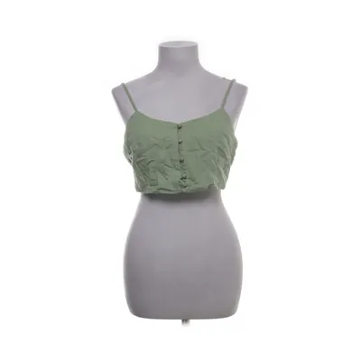 Crop top (Vert) de Glamorous Coton, Lin, Viscose