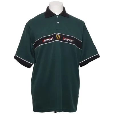 Poloshirt (Groen, Zwart) van Ferrari Katoen