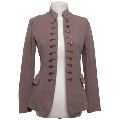 Blazer (Marron) de Chica London Coton, Élasthane