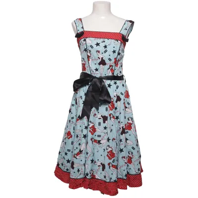 Jurk (Blauw, Rood, Meerkleurig) van Hell Bunny