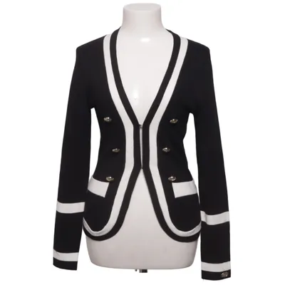 Cardigan (Sort, Hvid) fra Chiara Forthi Exclusive Bomuld