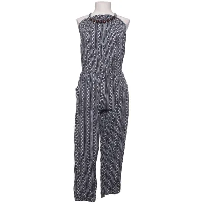 Jumpsuit (Blau, Weiß) von Elisa Immagine Baumwolle, Polyester