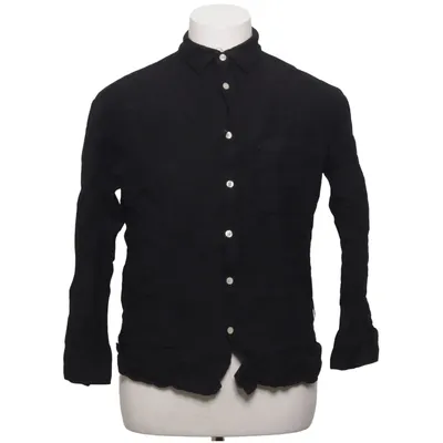 Shirt (Zwart) van Subtitled Linnen, Viscose