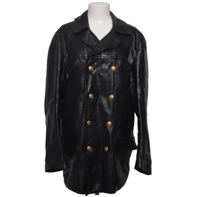 Leather jacket (Black) from Halvarssons