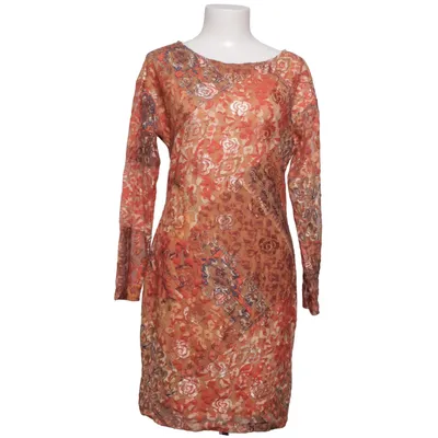 Jurk (Oranje, Bruin, Meerkleurig) van 101 Idees Elastaan, Polyester