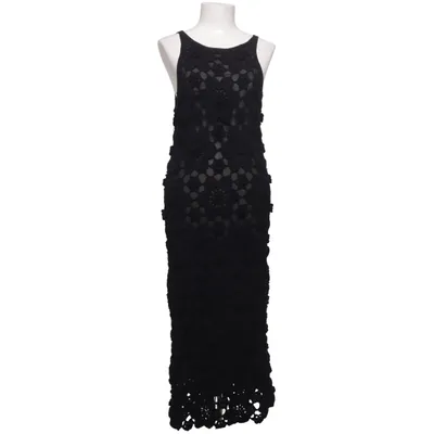 Maxi jurk (Zwart) van Zara Katoen, Polyester