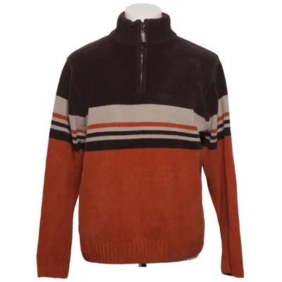 Strickpullover (Orange, Braun, Beige) von Easy Wear Acryl, Baumwolle
