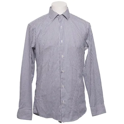Shirt (Blauw, Wit) van Seven Seas Katoen