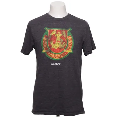 T-shirt (Gris, Multicolore) de Reebok Coton, Polyester, Viscose