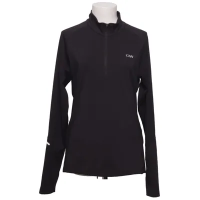 Trainingsoberteil (Schwarz) von ICIW Elasthan, Recyceltes Polyester