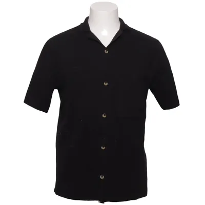 Short sleeve shirt (Black) from Only & Sons Cotton