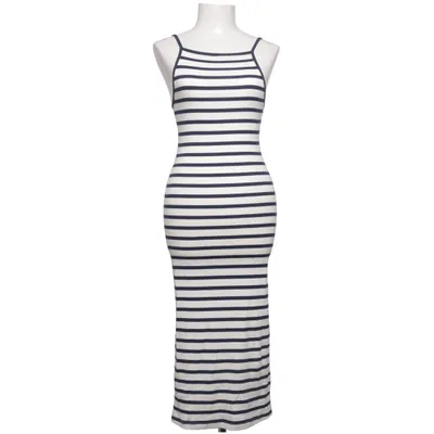 Maxi jurk (Blauw, Wit) van Calliope Katoen, Elastaan