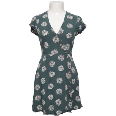 Wrap dress (Green, White) from Madewell Viscose