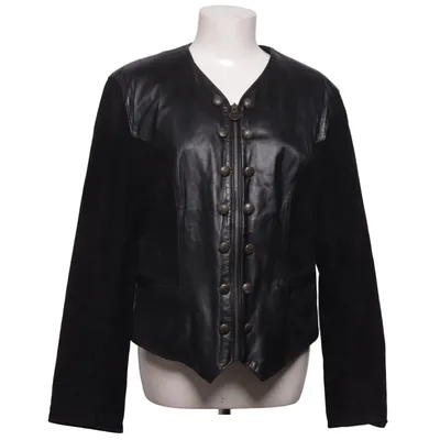 Veste en cuir (Noir) de Petroff