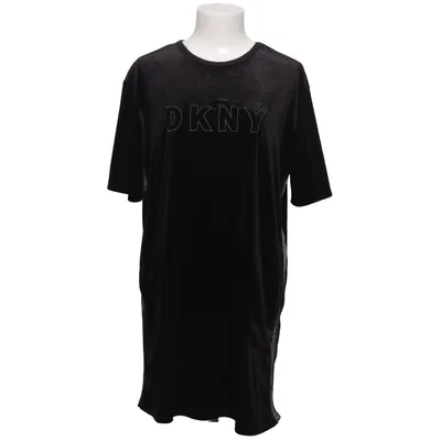 Robe (Noir) de DKNY Élasthane, Fibre métallique, Polyester, Viscose