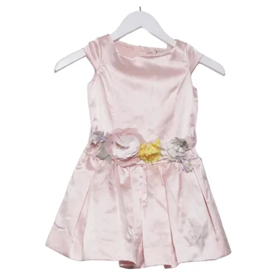 Dress (Pink, Multicolored) from Monnalisa Cotton, Polyamide, Polyester