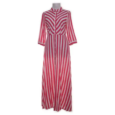 Långklänning (Rosa, Vit) från YAS Viskos