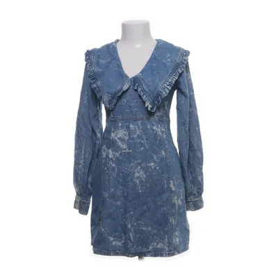 Robe en jean (Bleu, Blanc) de Ganni Lyocell, Coton biologique
