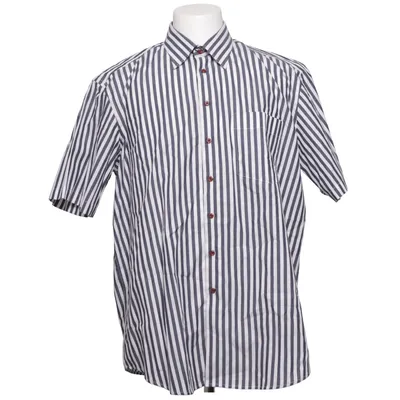 Short sleeve shirt (Blue, White) from Randolph Cotton