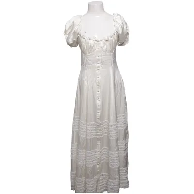 Robe longue (Blanc) de House of CB Élasthane, Polyamide, Soie