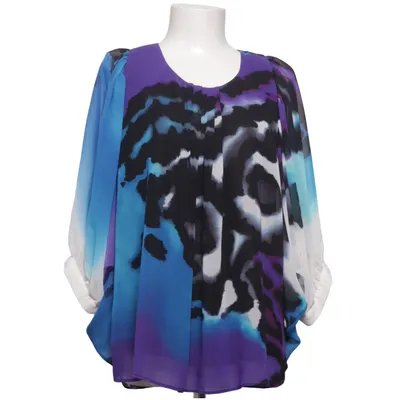 Blouse (Bleu, Violet, Noir, Blanc) de Molly Jo