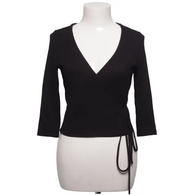 Wikkeltop (Zwart) van Monki Polyester, Viscose