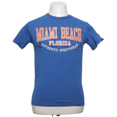 T-shirt (Bleu) de Alstyle Coton