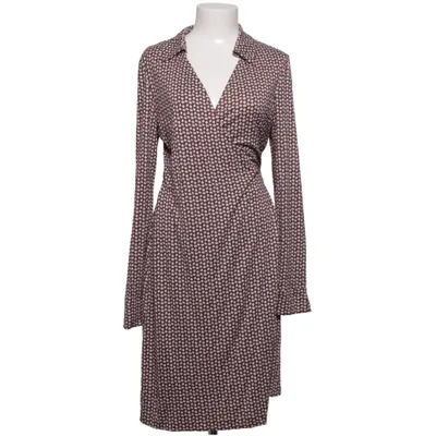 Wrap dress (Brown, Purple) from Diane von Furstenberg Silk