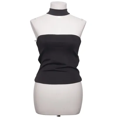 Halterneck top (Sort) fra Amisu Elastan, Polyester