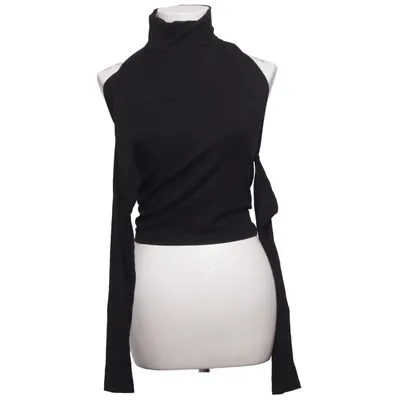 Crop top (Zwart) van The Kript Bamboo, Elastaan
