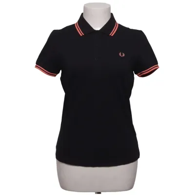 Pikétröja (Svart) från Fred Perry Bomull, Elastan
