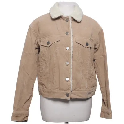 Gevoerde spijkerjas (Beige, Wit) van ASOS Denim Acryl, Katoen, Polyester
