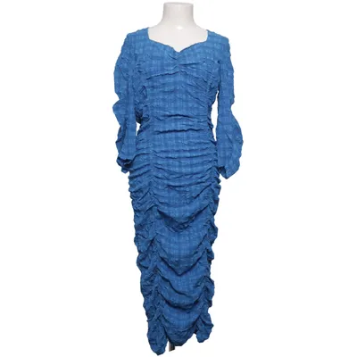 Långklänning (Blå) från Zara Elastan, Polyester, Viskos