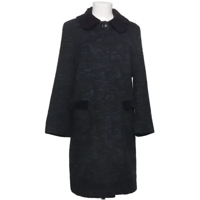 Coat (Black, Blue) from Helene Berman London Acetate, Cotton, Viscose, Wool