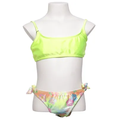 Bikini (Jaune, Multicolore) de Yesido Kids Élasthane, Polyamide