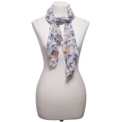 Shawl (White, Blue, Multicolored) from Esbe International Polyester