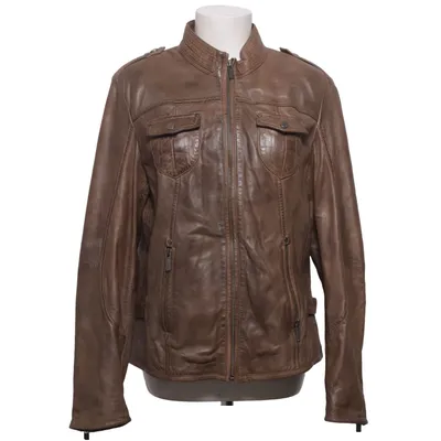 Veste en cuir (Marron) de Harrods Cuir, Polyester