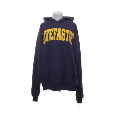 Sweat à capuche (Bleu) de Lfdy Coton, Polyester