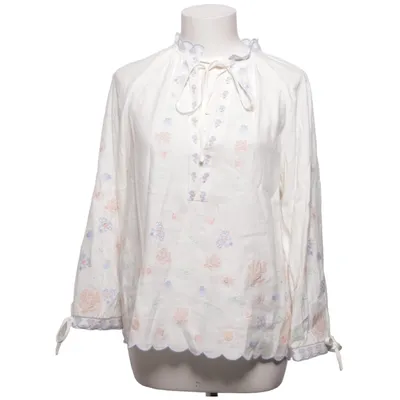 Blouse (White, Multicolored) from By Malina Linen, Viscose